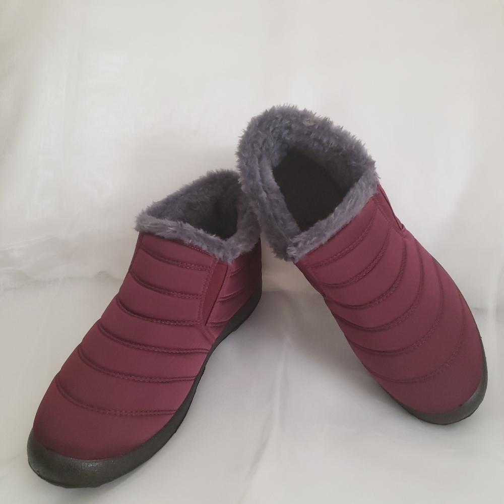 Snow Burgundy Boots